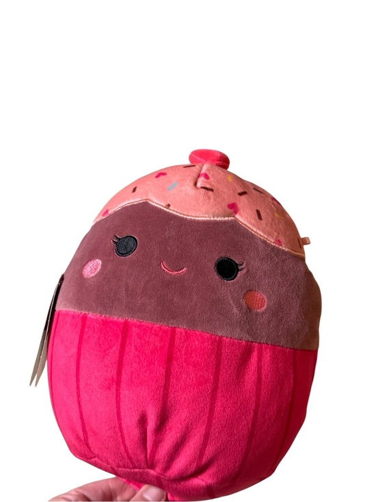 Squishmallows Other - Squishmallow 8" Ottie the Chocolate Cupcake Pink Valentine Squad NWT Plush Toy